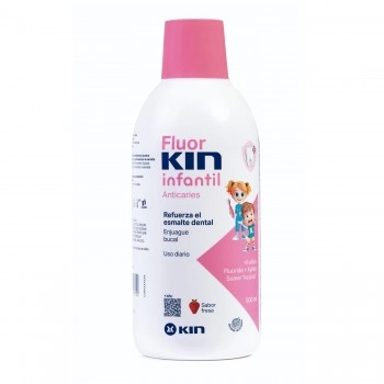 FLUORKIN INFANTIL FRESA ENJ. 500 ml