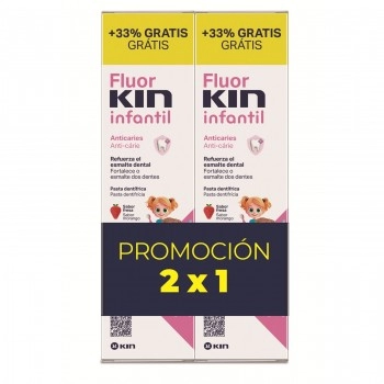 FLUORKIN INFANTIL PASTA 75+25 2x1