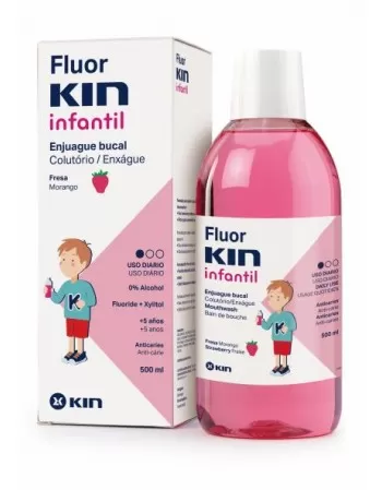 FLUORKIN ENFANTS BAIN DE BOUCHE 500 ml
