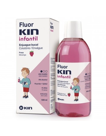FLUORKIN INFANTIL FRESA ENJ. 500 ml (SA