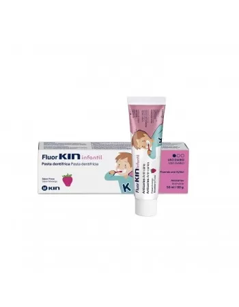 FLUORKIN ENFANTS PÂTE À DENTS FRAISE 50 ml