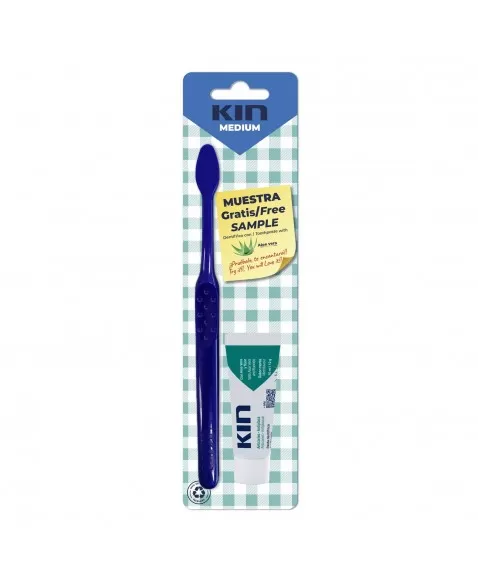 CEPILLO KIN MEDIO+PASTA KIN 7g