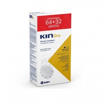 KIN ORO TABLETAS LIMPIADORAS 64+32