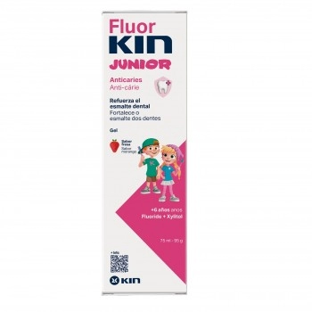 FLUORKIN JUNIOR GEL FRESA 75 ml